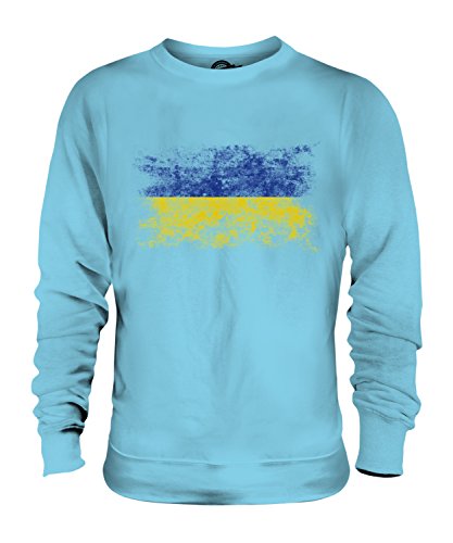 Sweat-shirt Ukraine Candymix délavé unisexe pour homme et femme