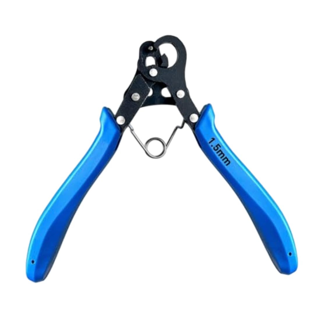Professional Jewellery Pliers 1.5mm – Ring Bending Tool for Uniform Wire Loops, Handmade Jewelry Making Kit with Bent Handle & Comfort Grip