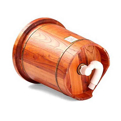 Barril de Madera para Spa de Pies con Tapa 45 cm miniatura 4