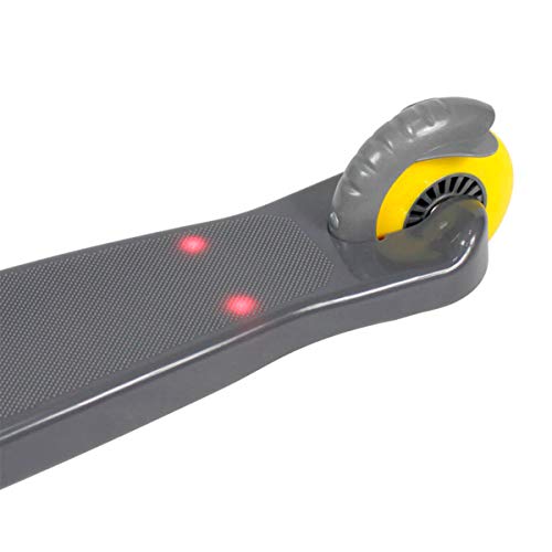 Zumm Patinete 3 Rodas C/ Led - Cinza Bel Fix Cinza