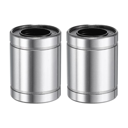 QUARKZMAN 2x LM16LUU Linearlager – 16x28x70 Mm, Doppelte Gummidichtung – Für CNC, 3D-Drucker & Co.