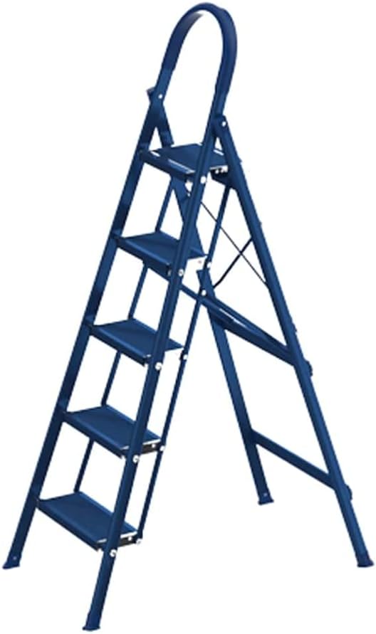Foldable Telescoping Ladders, Portable Folding Ladder with Armrests, Multipurpose Household Step Ladders 330lb