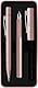 Faber-Castell 201539 - Geschenkset Grip 2011 pale rose, mit Füller M und Kugelschreiber XB, im Metalletui