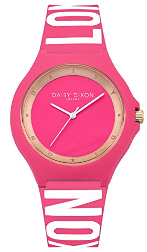 Preisvergleich Produktbild DAISY DIXON Damen Analog Quarz Uhr mit Silikon Armband DD040P