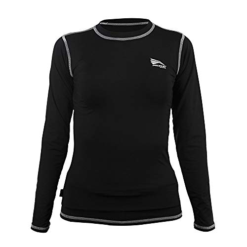 PROGNE SPORTS UV3002 Camisa Termica para Atividades ao Ar Livre, GG, Preta