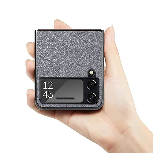 Étui Samsung Galaxy Z Flip 4 étui portefeuille mince en cuir