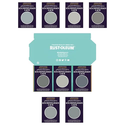 Rust-Oleum Küchenfliesen Testerbox- Gedämpfte Grautöne - Matt