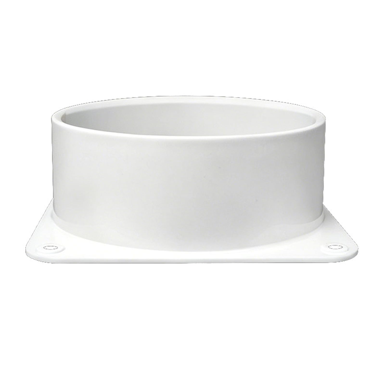 Msioytog White Air Duct Connectors Flange Panel Dryer Vent Wall Plate Dryer Vent Wall Plate