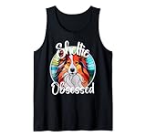 Sheltie Obsessed Dog Mom Puppy Fur Baby Colorful