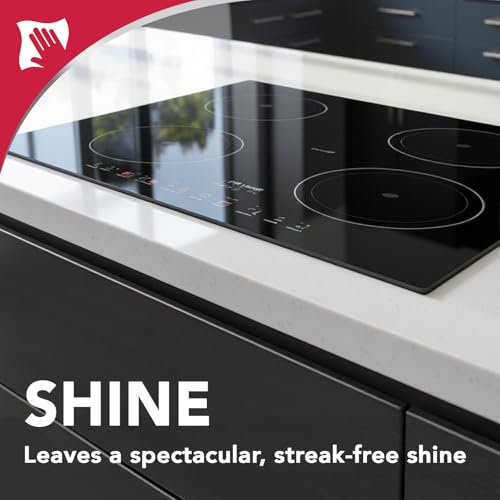 Image of Weiman 3 Count Cooktop Scrubbing Pads, Removes Burnt-on Food, Scratch Free | Non-Abrasive for Burnt-On Food & Grease, Safe for Ceramic, Electirc, Gas & Induction Cooktop, Sink, Showers, Dishes & Tub