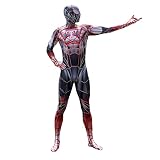 LUHADU Corps De Super-héros Ps5 Enfants Costume De Cosplay Avengers Déguisé Boys Party Mascarade Adultes Combinaison Jeu De Rôle Masculin Collants Araignée Habillée,Grey-Kids/M/110~120cm