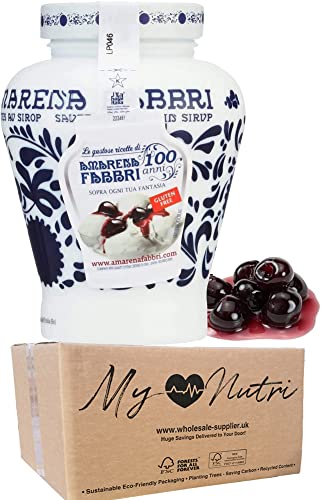 Amarena Fabbri Wild Cherries in Heavy Syrup Gluten Free 600g