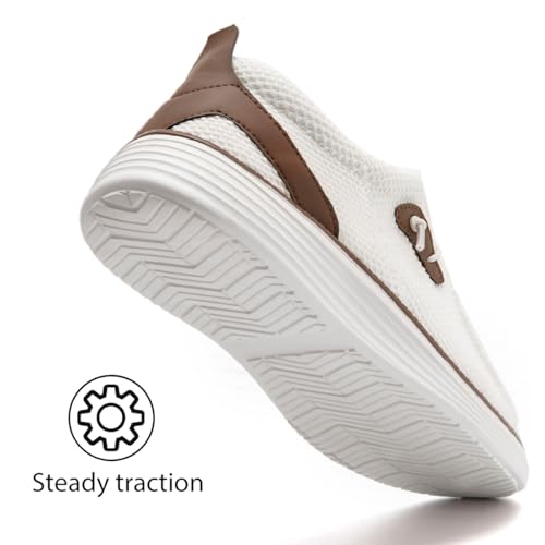 Image of Mens Loafers Walking Slip on Boat Shoes Running Tennis Athletic Sneakers Workout Sports Gym Fashion Classcial Non Slip Sneakers Casual Comfortable Shoes Leisure Vintage Flat
