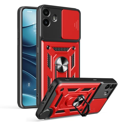 Coque Nothing CMF Phone 1 rouge protégeant l'objectif photo