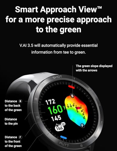 VOICE CADDIE T11 Golf GPS Watch - Black