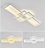 ✔ Dimmbar-Die LED-Deckenlampe wird inklusive einer Fernbedienung geliefert, mit deren Hilfe man die Helligkeit und Farbetemperatur (Warmweiss/Kaltweiss/Neutral) stufenlos verändern kann.