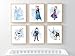 Nistio® Frozen Wall Decor Posters, Disney Frozen Wall Art for Girls Bedroom, Set of 6 Frozen Prints, Elsa & Anna & Olaf & Kristoff & Sven Posters, 8x10 inches, Unframed