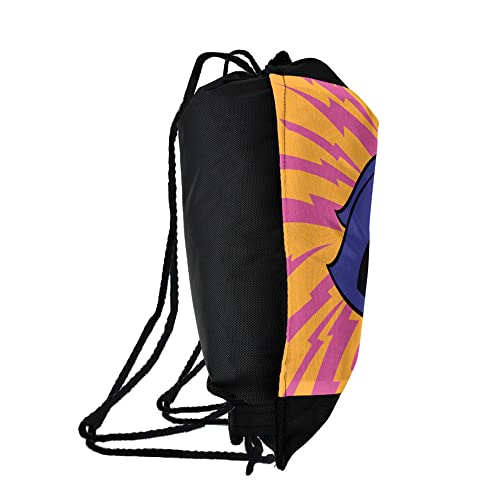 LOGOVISION Teen Titans Go! Raven Drawstring Backpack Sports Bag Sackpack 17" x 13", Perfect for Gym, Yoga or Practice2