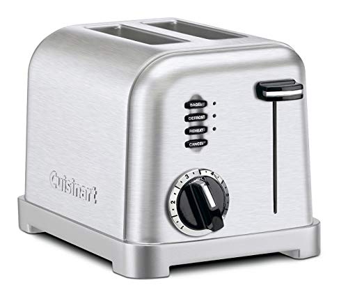 Cuisinart Dlc-2Abc Mini Prep Plus Food Processor Brushed Chrome And Nickel & Metal Classic 2-Slice Toaster, Brushed Stainless #TOP5
