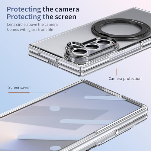 Coque Samsung Z Fold 7 avec protège-écran et support noir - 4