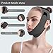 2pcs Double Chin Strap For Sleeping & Lifting - Reusable Soft Silicone Chin Strap For Jawline Definition,Comfortable Sleeping Aid