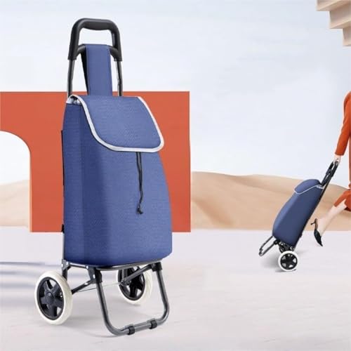 Carrito de la Compra, Bolsa Plegable con Ruedas, Grande, Reutilizable, de Tela, for supermercado