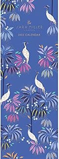 Sara Miller Slim Calendar 2023 with Gold Foil Detail