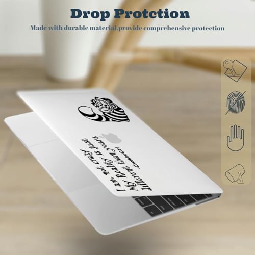 Estuche Mac Pro 13 duradero con ilustraciones de gatos y ventilación inferior integrada 4
