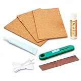Dowite Clarinet Cork Replacement Kit with Adhesive & Grease, All-in-One Woodwind Instrument Neck Joint Repair...