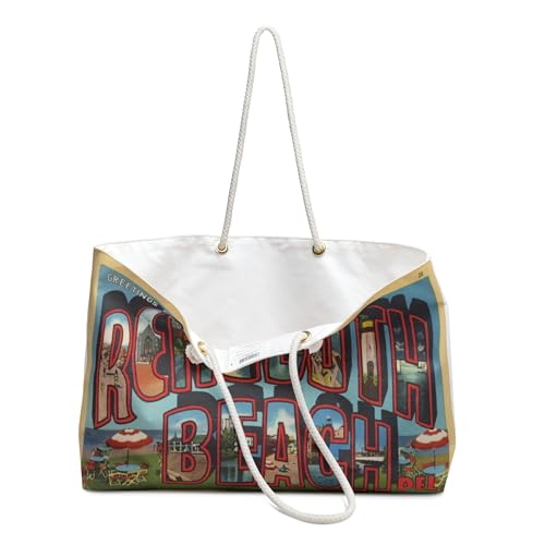 Retro Beach Weekender Bag - Perfect for Travel, Vacations, Summer Getaways, Beach Lovers, Gifts for Travelers3