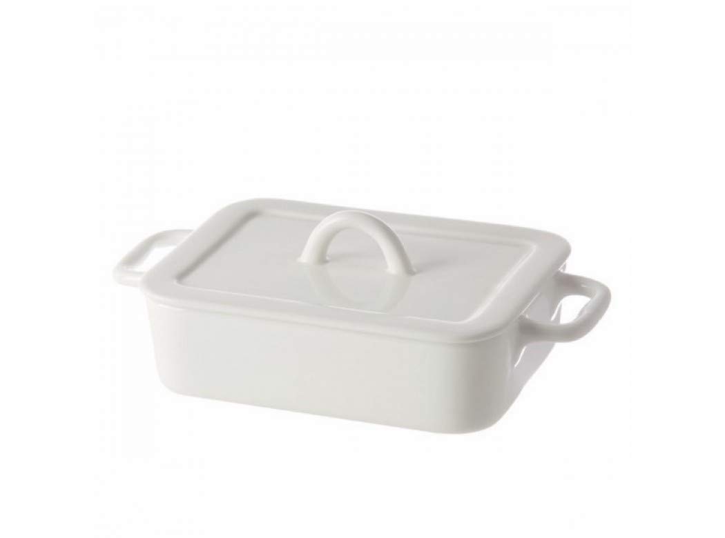la Porcellana Poppi Rect. Baking Dish w/h W/L cm 31 GB, White