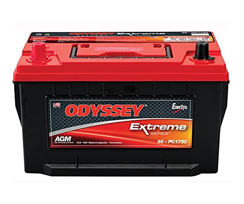 Odyssey Battery, Extreme Series, AGM, 12V, 930 Cranking amps, Top Post, 11.84 in L, 7.49 in H, 7.19 in W, Each