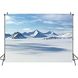 7x5FT Arctic Spring South Spitsbergen Photography Backdrop Background Cloth Portrait Photo Booth Studio Prop Banner Photographers Home Office Decor Supplies
