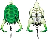 Lunkerhunt - Turtle Prop Lure | Topwater Bass Fishing Lure (3 Sharp Wide Gap Hooks) Best Bass Lure | Trout Lure Hollow Body | Unique Fishing Lures for Freshwater | Double Loud Propeller Feet