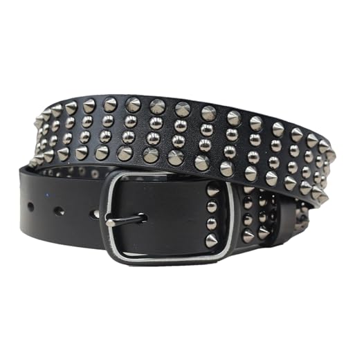 Unisex Rock Punk Rivet Belt Leather Pin Buckle Jeans Personality Cool Belts