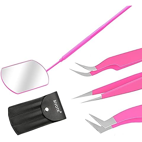 Lash Tweezers + UPGRADED DESIGN Lash Mirror Cover