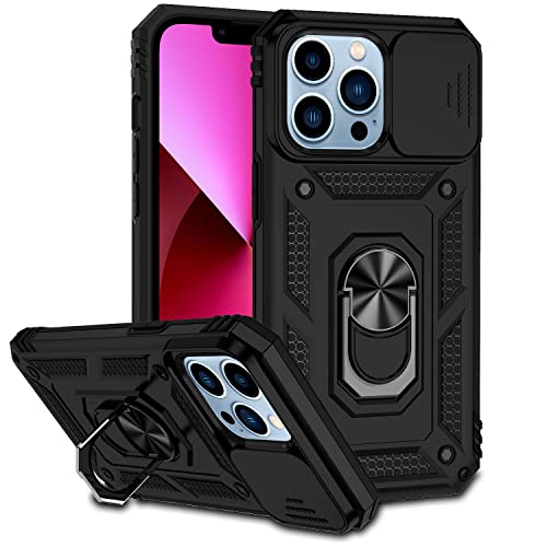 Protection intégrale iPhone 13 Pro Max avec coque béquille et support auto