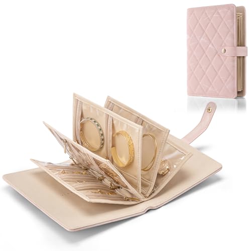 Vlando Jewelry Box for Girls Women,Travel Jewelry Case Organizer,...