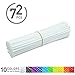 Produktbild 72Pcs Speichen Skins - Motocross Radabdeckungen, Dirt Bikes - 10 Farben ( Farbe : Weiß )