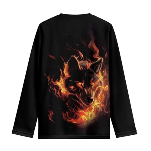 Image of Girls Basic Tee Shirts Outdoor Long Sleeve Shirt Winter Clothes Size 3-16 Top Fall Clothes Gift for Holiday