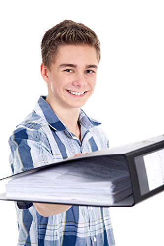 3 Ring Binder, 2 Pack Of 6 Inch Capacity D Ring Binders, 8.5" X 11" Presentation Folder View Binder With Pockets, Durable Non-Stick Customizable Clear View Cover For Documents, Files, Projects (Black) #TOP5