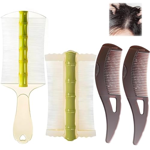 Dandruff Comb,Lice Combs Head Lice Comb Remover Dandruff Brush for Hair Removal Flea Remova Removal Suitable for Women Man Various Hair