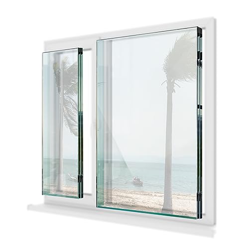 Custom Cut Hurricane Laminated Tempered Glass 1/2