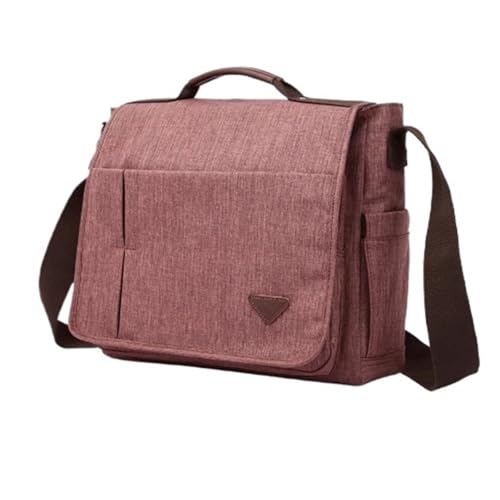 Large Casual Satchel, Small Messenger Bag, Canvas, Mens Shoulder Crossbody Bag, Waterproo, for Travel Work Business