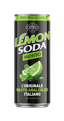 Lemonsoda | Mojito Soda, 24 Lattine da 33 cl, L'Originale Mojito Analcolico Italiano, Gusto di Menta Fresca e Lime - Immagine 2