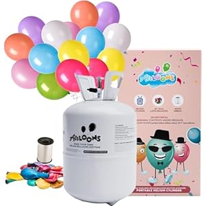 Airloons Helium Balloon Kit with 7....