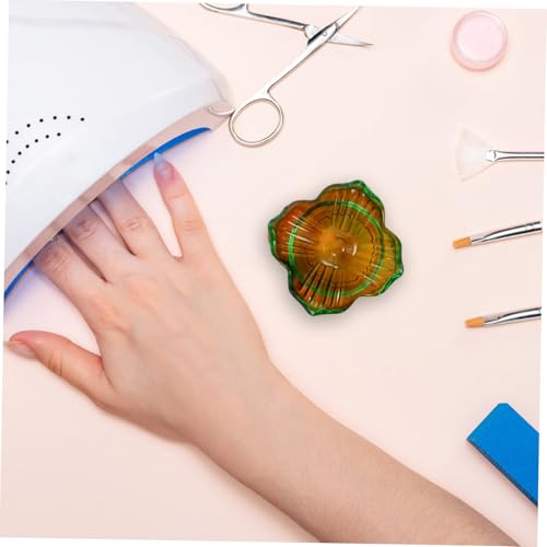 Recipiente de vidrio para manicura MERRYHAPY compacto y portátil miniatura 5