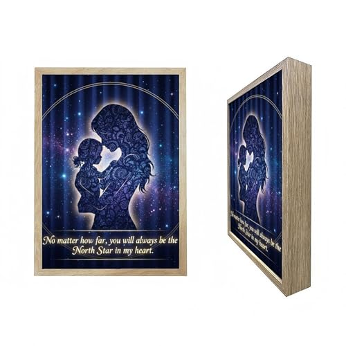 Cadre photo lumineux LED rétroéclairé USB à intensité douce - 4
