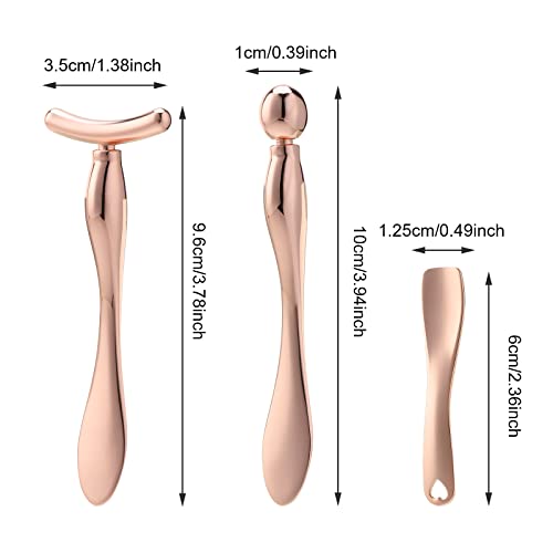 image for Sibba 3 PCS Makeup Spatula Cosmetic Mini Spoon Skincare Make Up Tool B