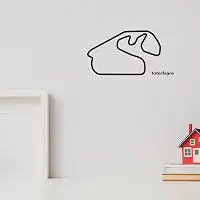 Pista Interlagos - Quadro, Decoração F1 Fórmula 1 - Toque 3d